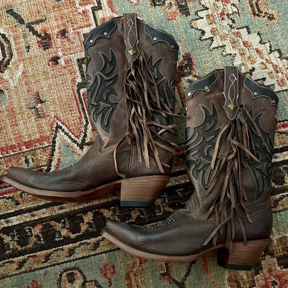 EUC Corral Leather Cowboy Boots Sz 10M